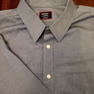 UNTUCKit Men's Casual Gray Button-Down Shirt